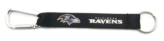 NFL Baltimore Ravens - KEYCHAIN (KC) Carabiner Lanyard