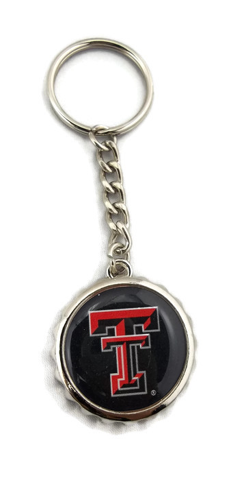 NCAA Texas Tech (Red Raiders) KEYCHAIN Bottle Cap