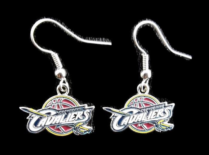 NBA Cleveland Cavaliers Earrings - Logo DANGLE Earrings