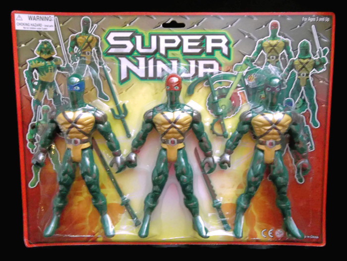Super Ninja 3 FIGURINEs Large Toy Set 95218