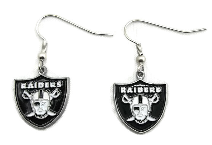 NFL Oakland Raiders EARRINGS Logo