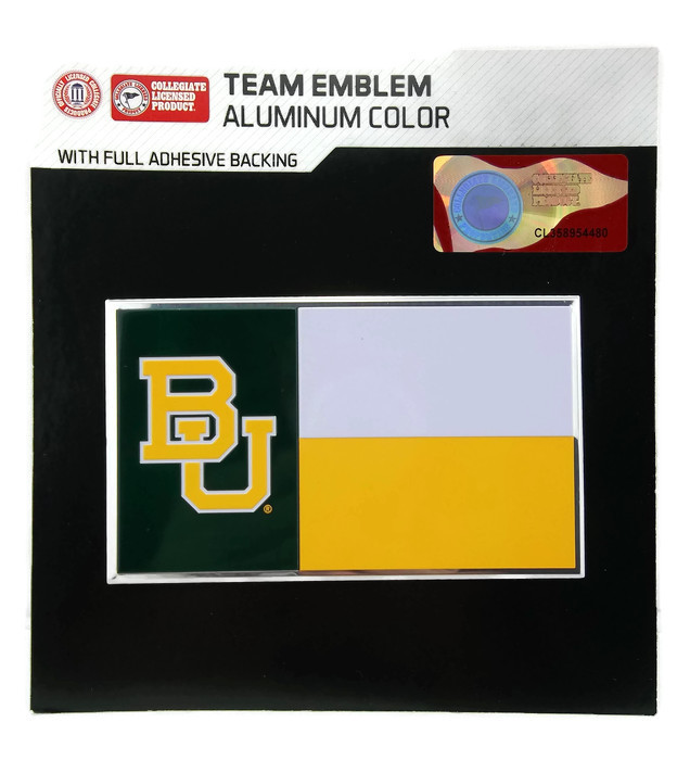 NCAA Baylor Bears - State FLAG Auto Emblem