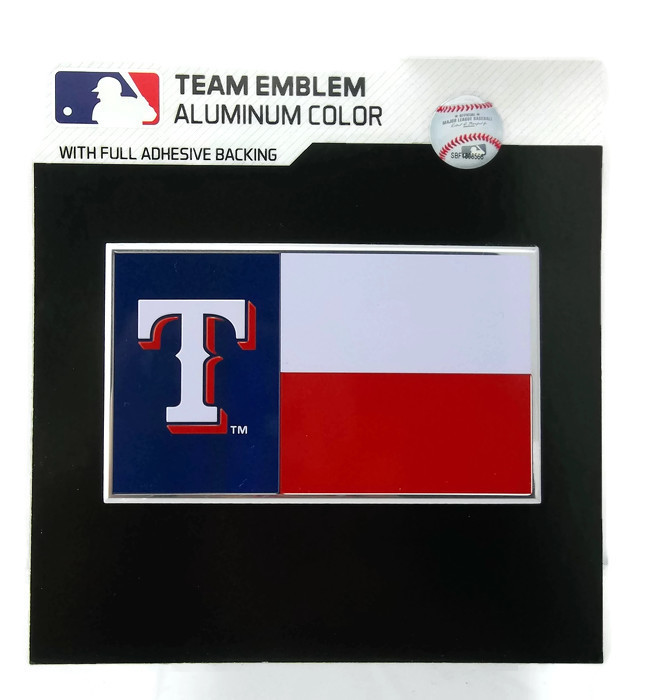 MLB Texas Rangers - State FLAG Auto Emblem