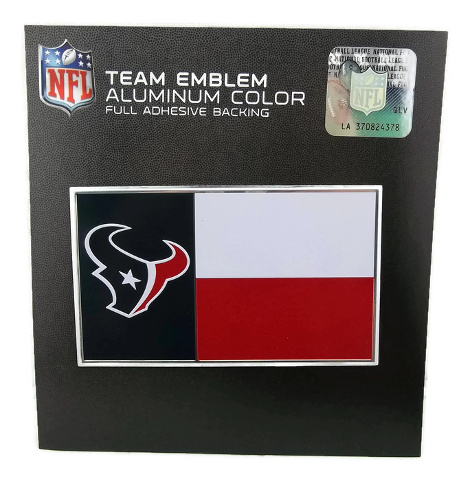 NFL Houston Texans - State FLAG Auto Emblem