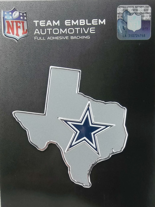 NFL DALLAS COWBOYS - Auto State Outline Emblem