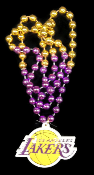 NBA Los Angeles Lakers Necklace - BEAD Necklace