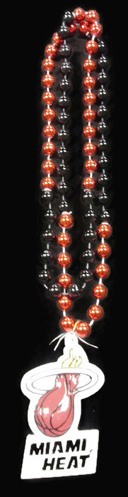 NBA Miami Heat Necklace - BEAD Necklace