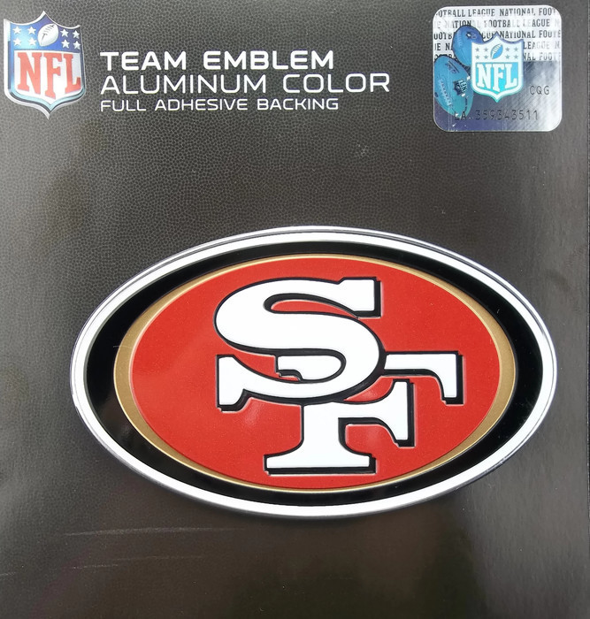 NFL San Francisco 49ers Auto Emblem - Color