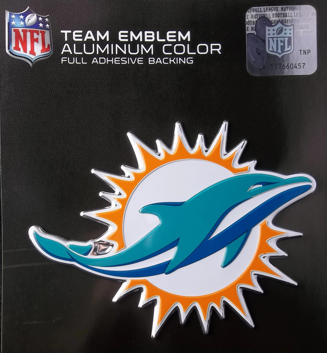 NFL Miami Dolphins Auto Emblem - Color