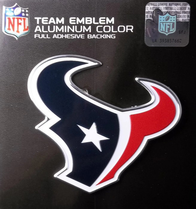 NFL Houston Texans Auto Emblem - Color