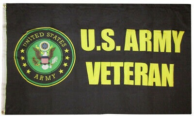 FLAG - United States Army Veteran-02 w/Seal 1626 3X5