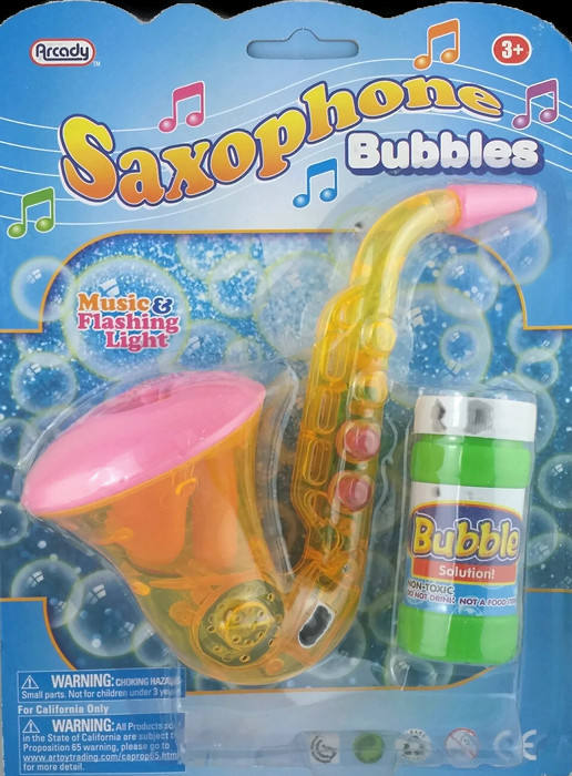 Saxophone BUBBLEs with Sound and Lights - BUBBLE GUN