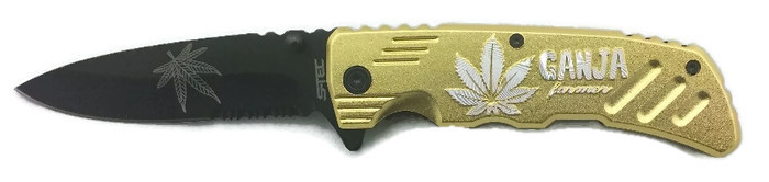 Knife - GOLD Ganja