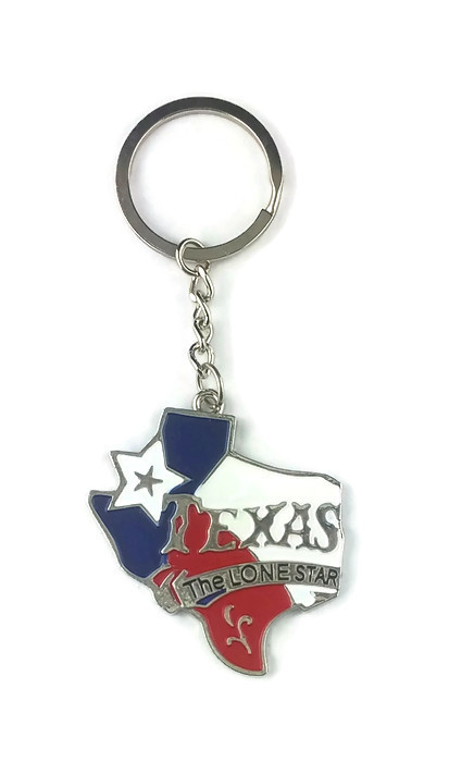KEYCHAIN (KC) 66412 Texas Lone Star - SOLD BY THE DOZEN ONLY