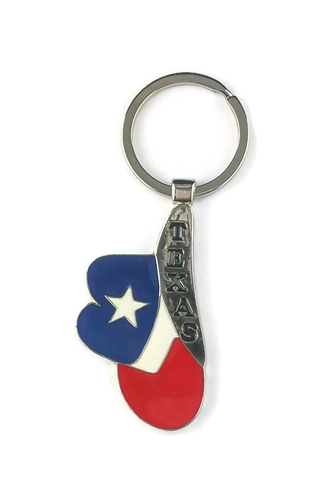 Keychain (KC) 66428 Texas COWBOY HAT - SOLD BY THE DOZEN ONLY