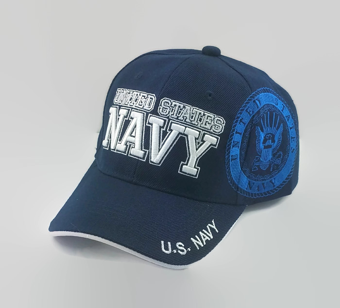 UNITED STATES NAVY Military HAT with Seal on Side NV3