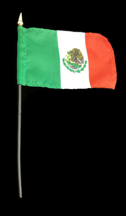 Mexico FLAG 4 Inch x 6 Inch - Only Sold by the Dozen