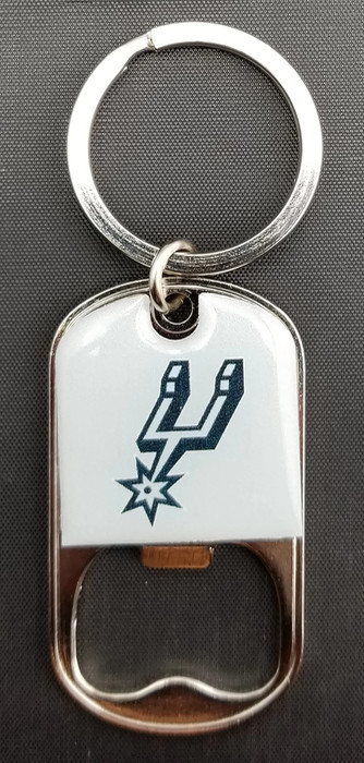 NBA San Antonio Spurs Keychain Bottle Opener - DOG tag