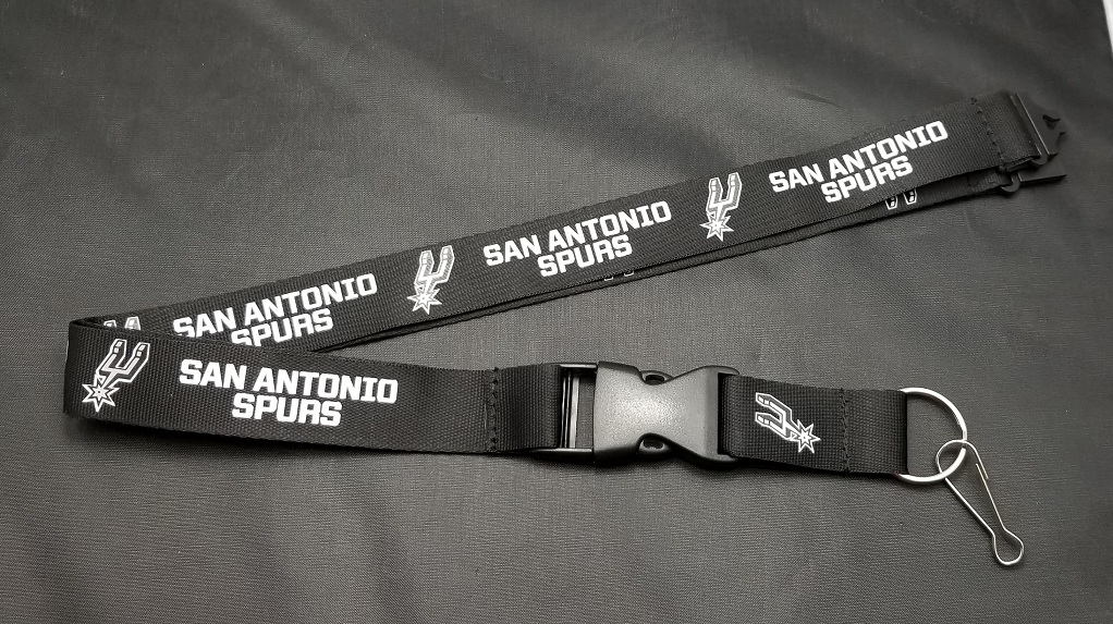 NBA - San Antonio Spurs NEW Lanyard (Black)
