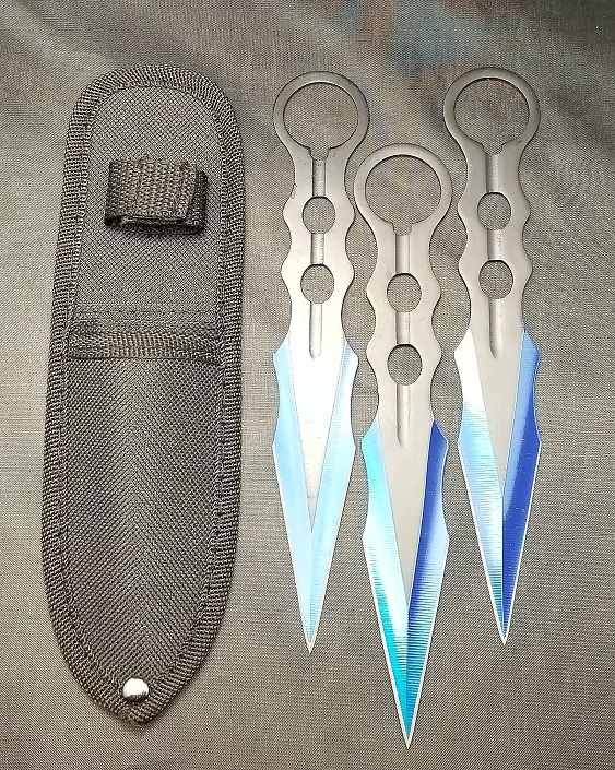 KNIFE T00109BL 3PC THROWING Set