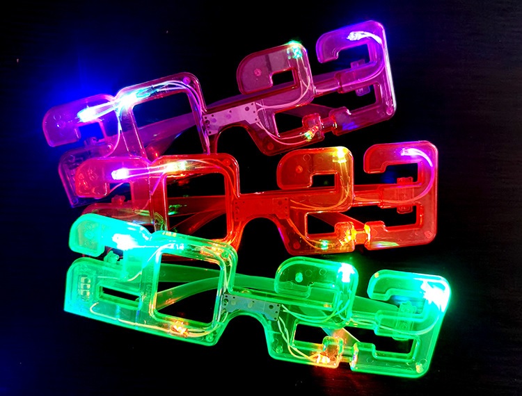 2023 Light Up GLASSES SOLD BY THE DOZEN