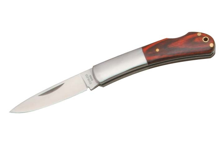 KNIFE 210217-3 Wood Lock Back 