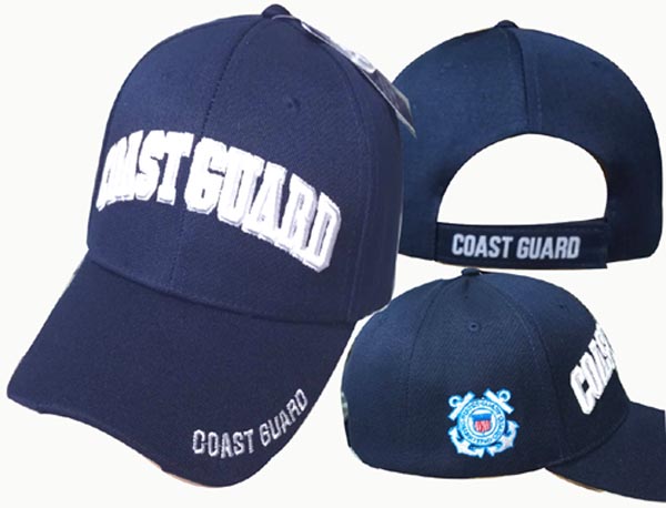 COAST GUARD HAT W/SEAL ON SIDE CAP 605D