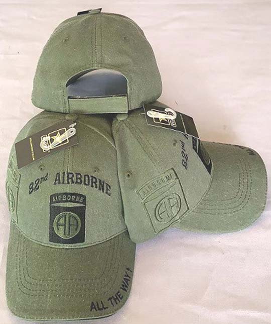 UNITED STATES ARMY 82ND AIRBORNE HAT OLIVE DRAB