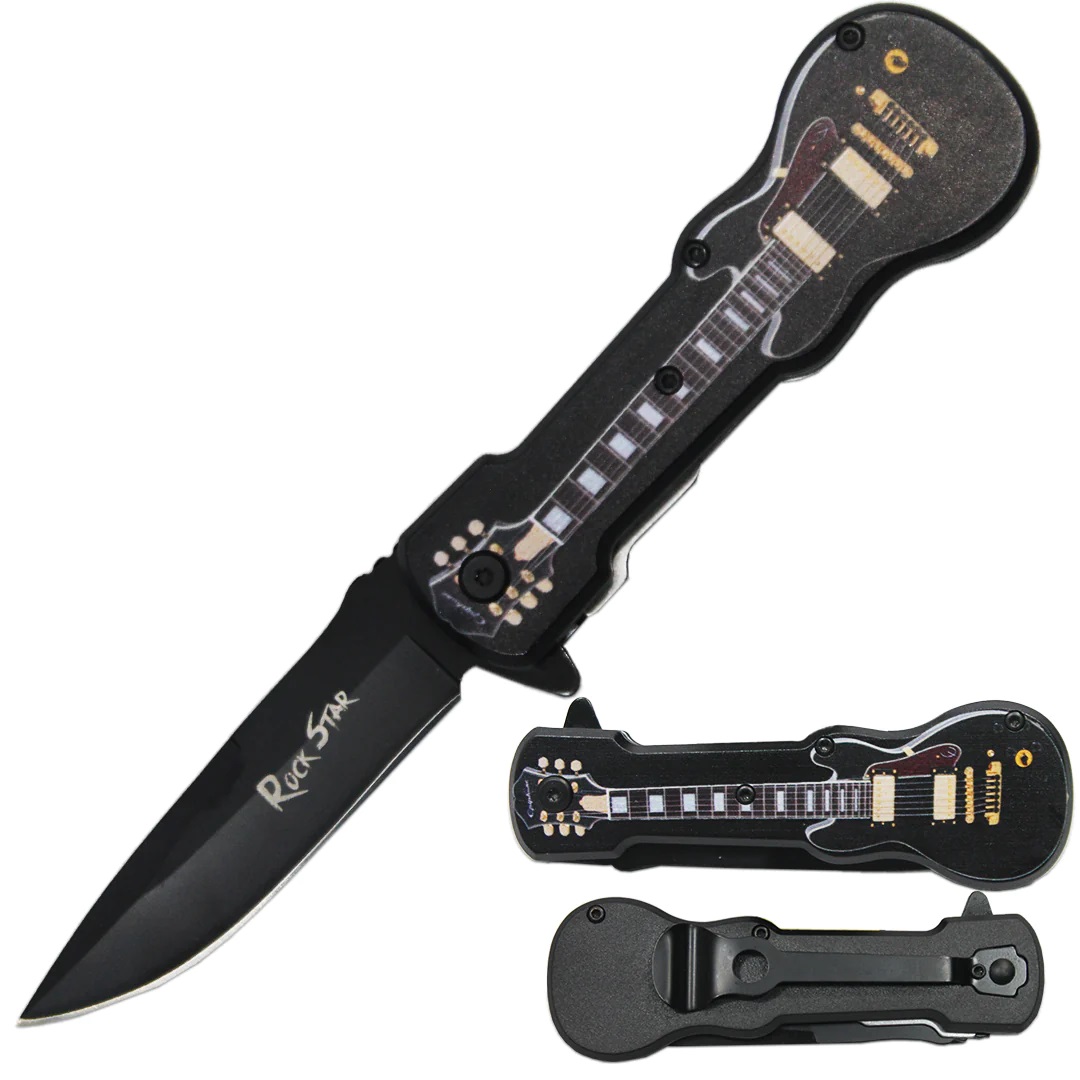 KNIFE - GT6421-E BLACK GUITAR
