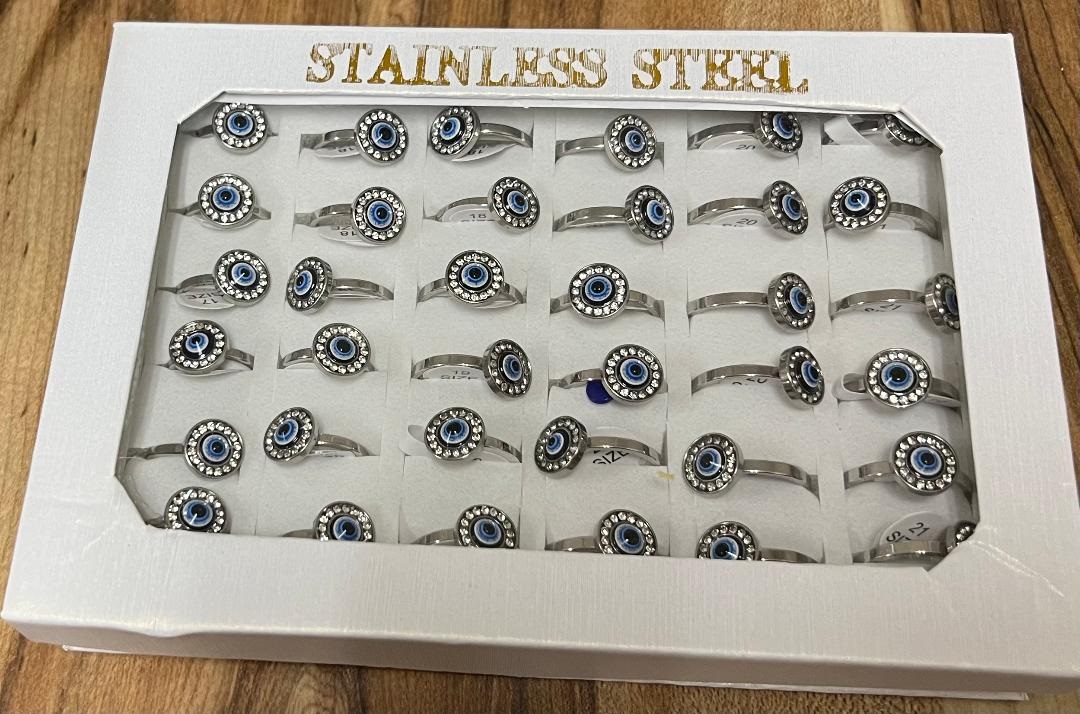 RING STAINLESS STEEL 36PC/ BOX 