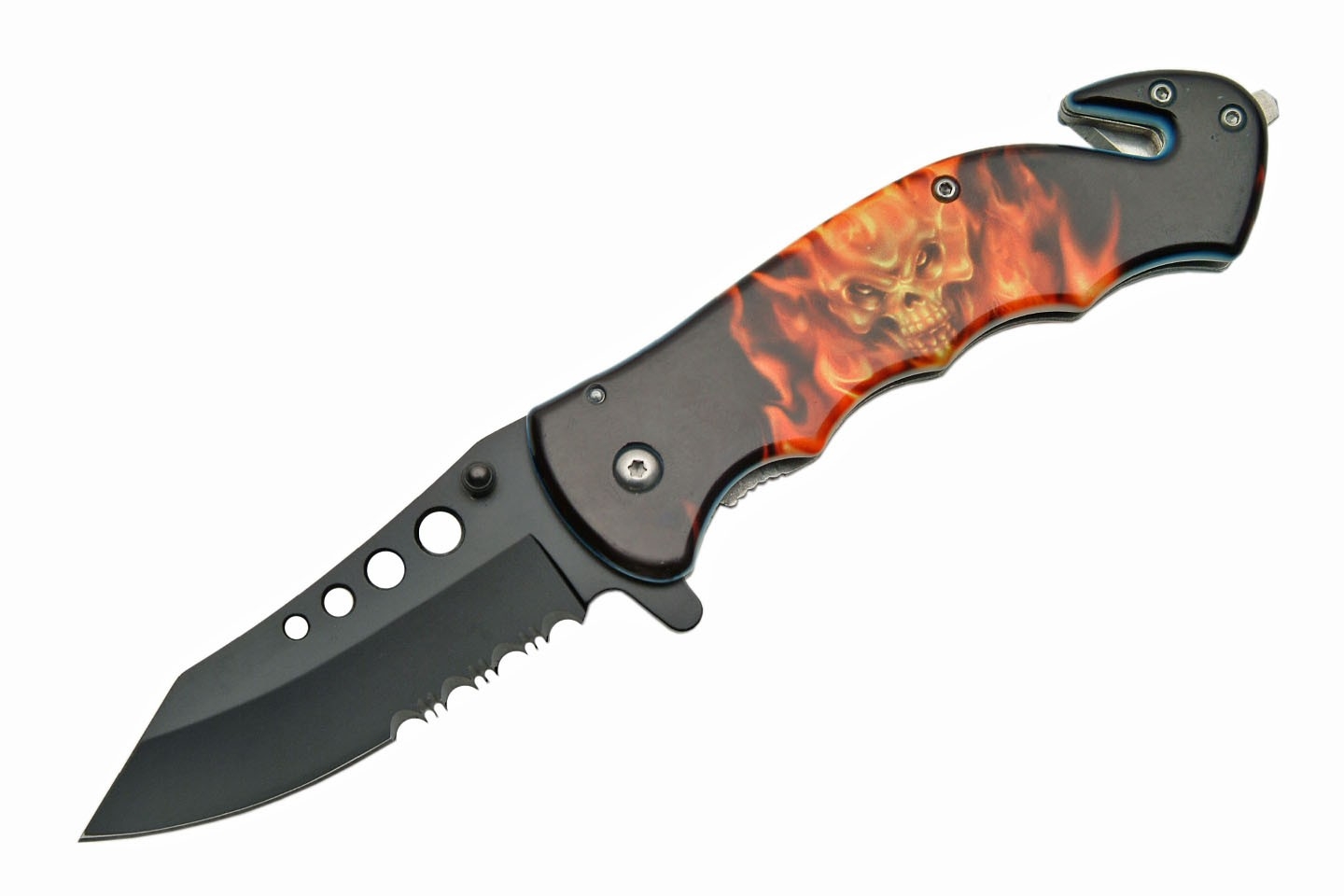 Knife 300261 Flame SKULL