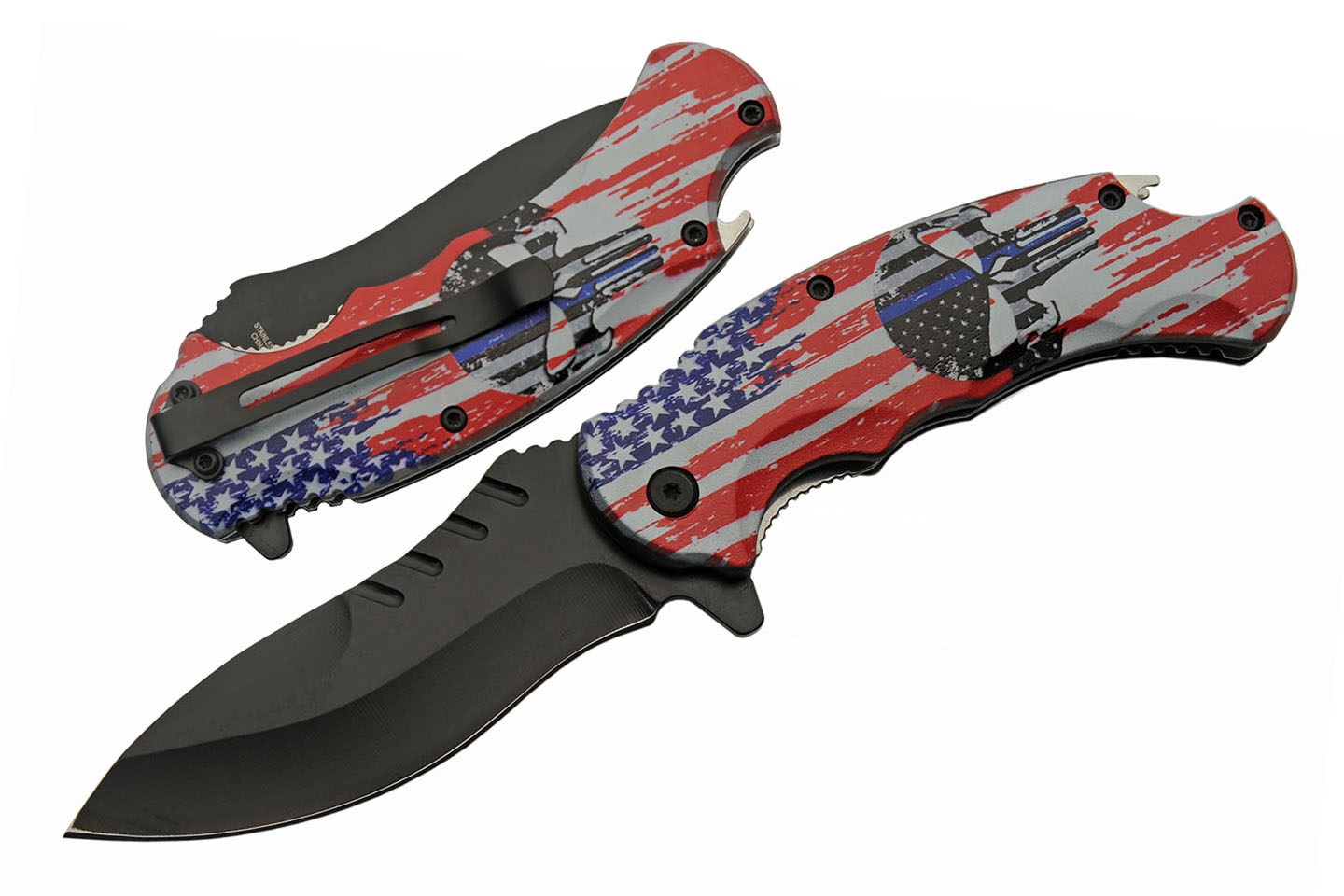 Knife - 300567-US FLAG Punisher