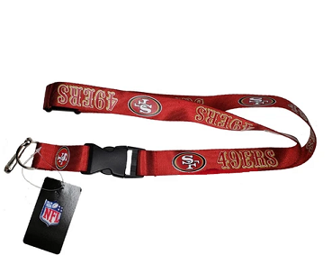 NFL San Francisco 49ers Lanyard - Red