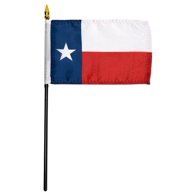 Texas (TX) FLAG 4 Inch x 6 Inch - Only Sold by the Dozen