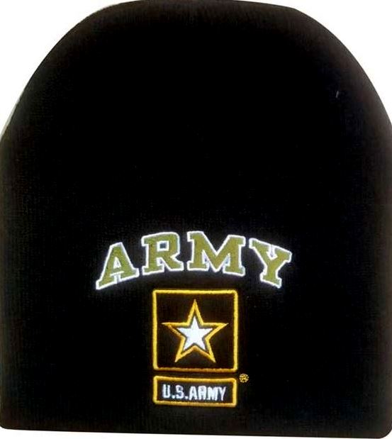 Military BEANIE - U.S. Army Star Logo(Olive Text) WIN601P