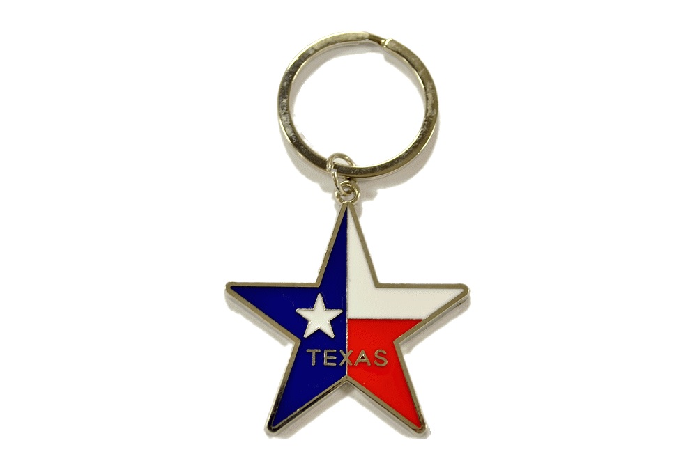 KC (KEYCHAIN)  66450 Texas Star SOLD BY THE DOZEN