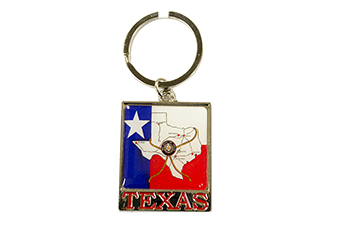 KC (KEYCHAIN) 66458 Texas Square SOLD BY THE DOZEN