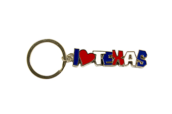KC (KEYCHAIN) 66461 Texas Word SOLD BY THE DOZEN