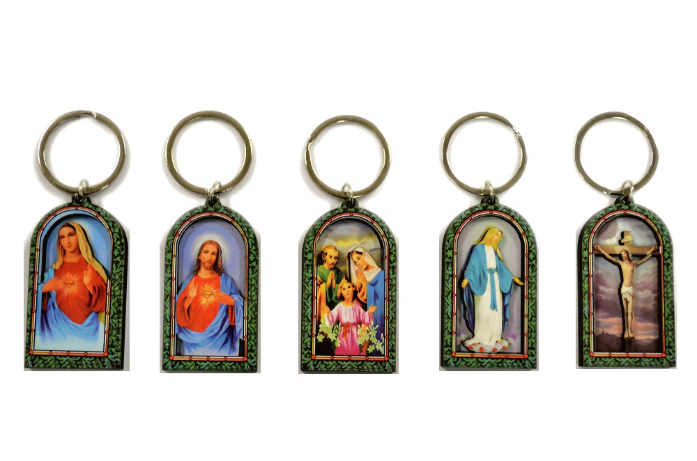 KC (KEYCHAIN) - 68213 Wooden Religious Assorted SOLD BY DOZEN