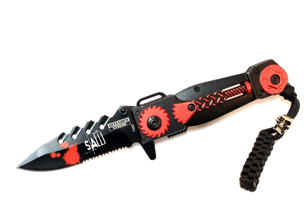 Knife 7450 SAW Red/Black