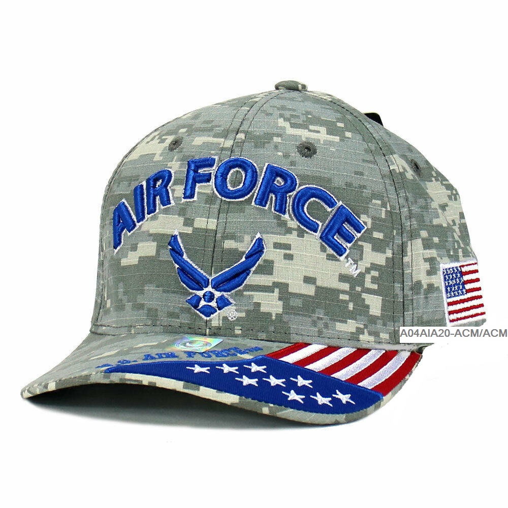 ''United States Air Force Hat- ''AIR FORCE'' Wing, FLAG Bill A04AIA20-ACM/ACM''