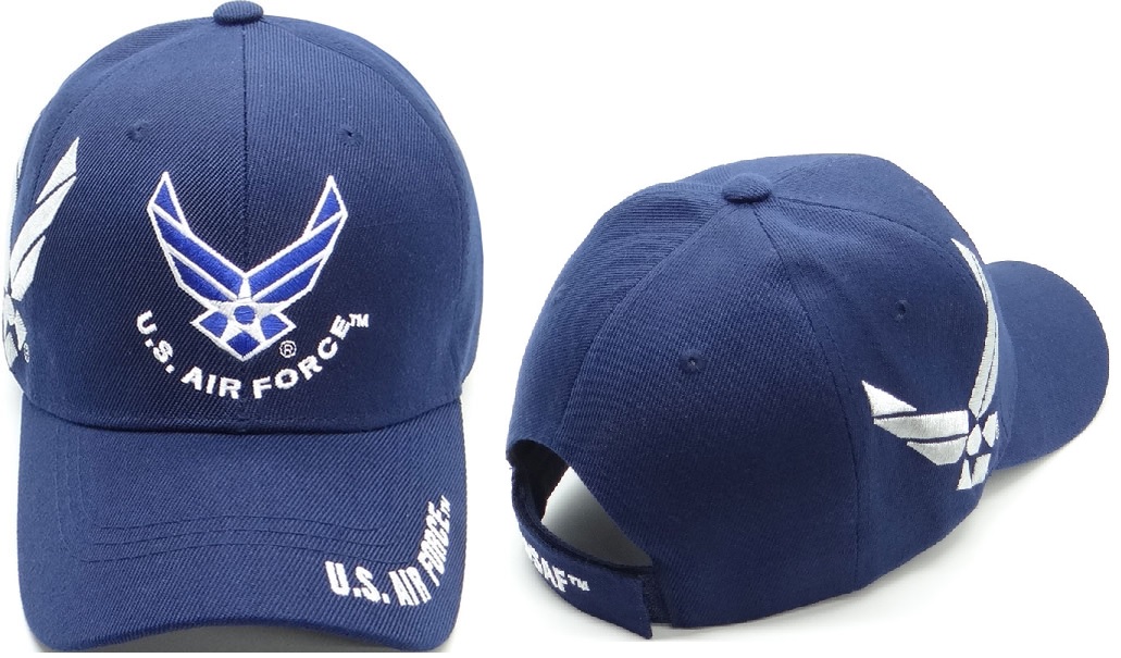 United States Air Force HAT - Wings w/Shadow Wings CAP603SN