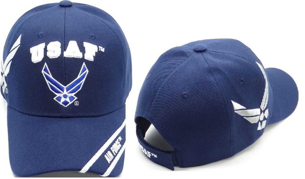 United States Air Force HAT - USAF w/Wings & Shadow CAP603TN