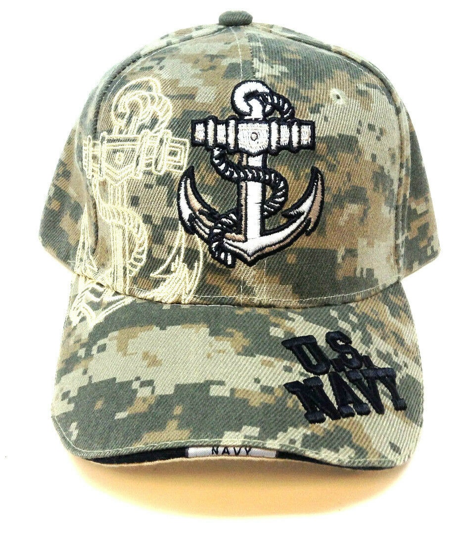 United States Navy Military HAT with Anchor - Digital Camo