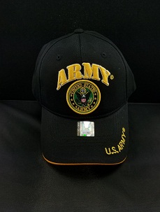United States Army  HAT with U.S. ARMY Seal logo A04ARM03-BK/GD