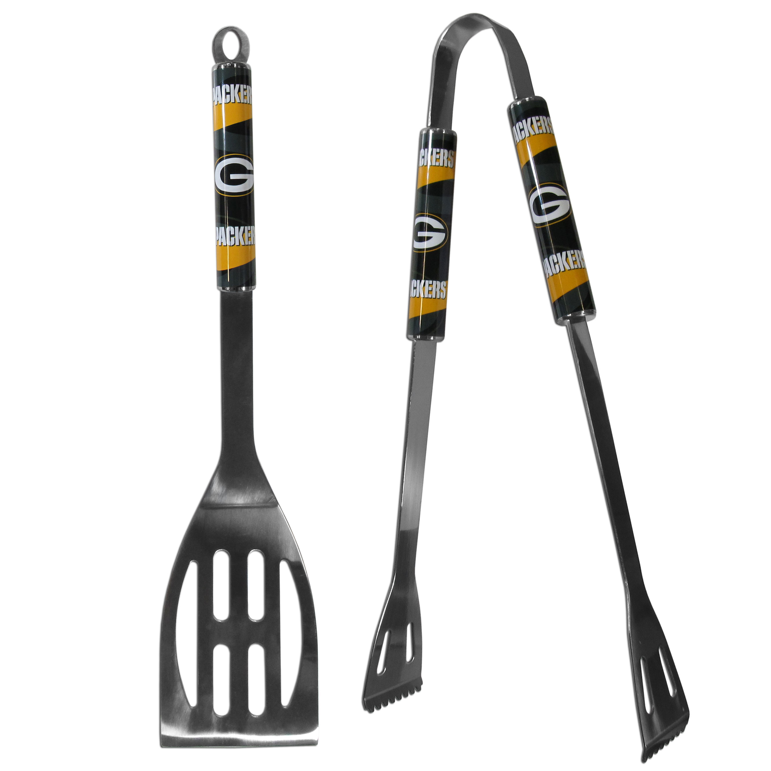 NFL Green Bay Packers 2 piece BBQ Steel TOOL/Grill Set