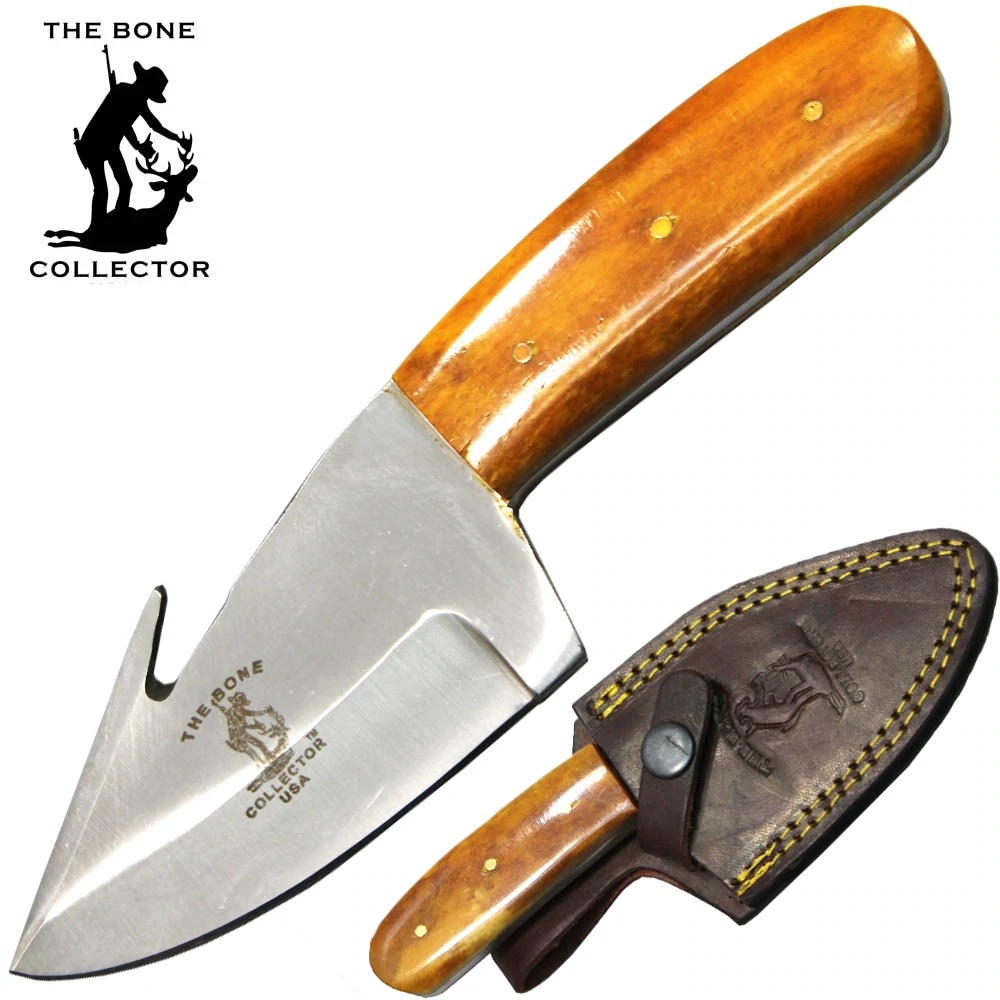 KNIFE - BC876-YBN Gut Hook Skinner