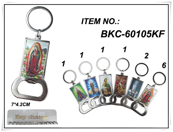 KC (KEYCHAIN) Guadalupe BKC-60105KF SOLD BY THE DOZEN