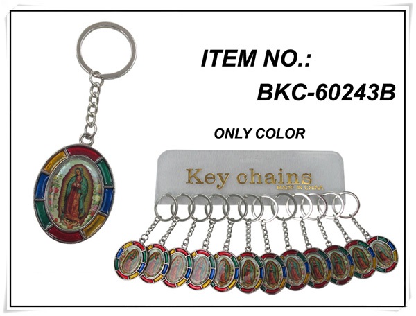 KC (KEYCHAIN) Guadalupe BKC-60243B SOLD BY THE DOZEN