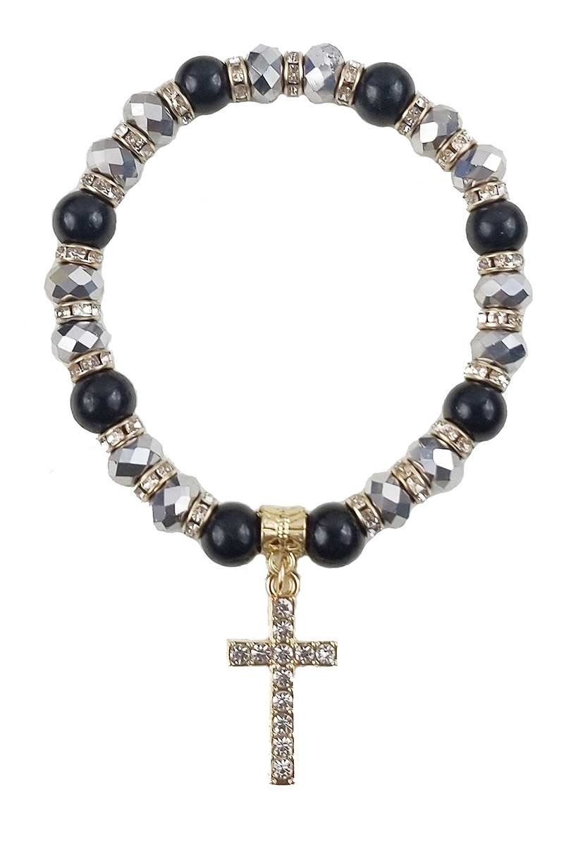 Fashion - JEWELRY - Bracelet Cross SA-1227 SOLD BY THE DOZEN
